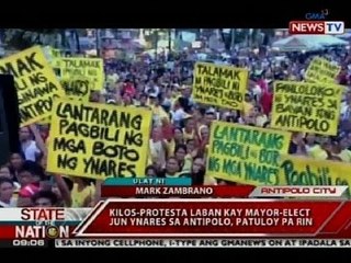 SONA: Kilos-protesta laban kay Mayor-elect Jun Ynares sa Antipolo, patuloy pa rin