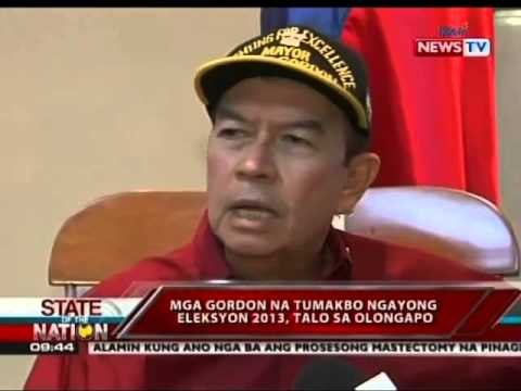 SONA: Mga Gordon na tumakbo ngayong Eleksyon 2013, talo sa Olongapo