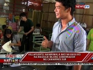 SONA: Villafuerte: Naniniwala ako na kaya kong magsilbi bilang gobernador ng CamSur