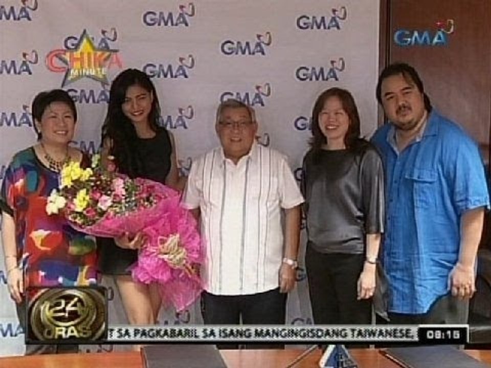 24 Oras: Lovi Poe, pumirma ng exclusive contract sa Kapuso Network