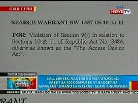 BP: Call center sa Cebu City na ginagamit umano sa internet scam, nilusob ng mga otoridad