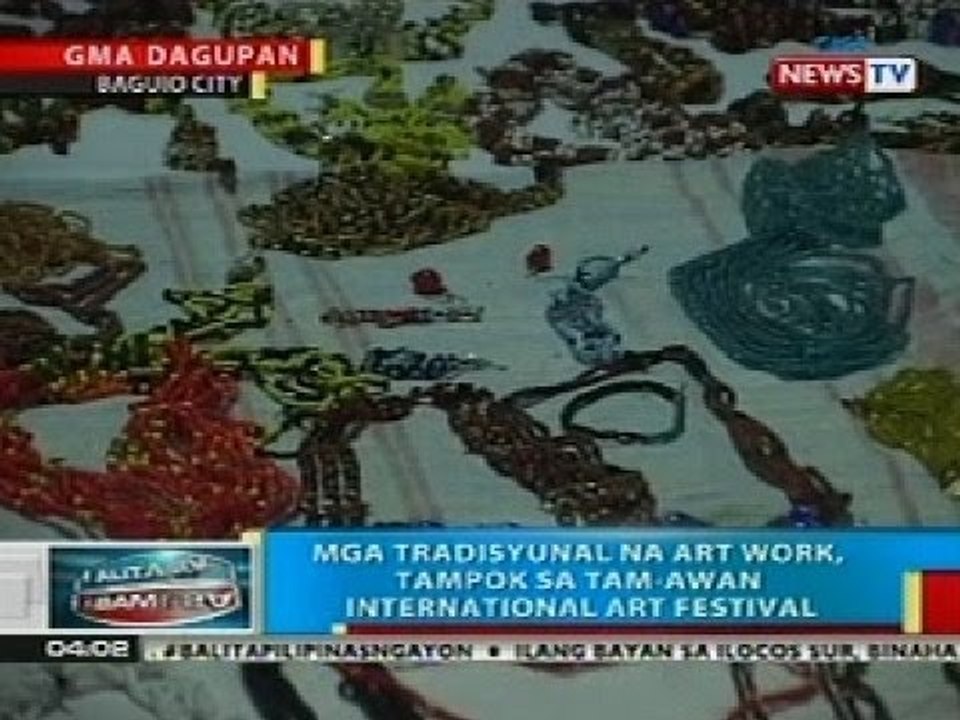 BP: Mga tradisyunal na art work, tampok sa Tam...