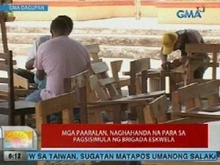 UB: Mga paaralan sa Pangasinan, naghahanda na para sa pagsisimula ng Brigada Eskwela