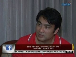 24 Oras: Sen. Revilla, nagpatutsada kay DILG Sec. Mar Roxas