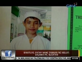 24 Oras: Binatilyo, patay nang tamaan ng kidlat; dalawa pa, sugatan sa Leyte