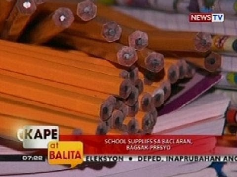 KB: School supplies sa Baclaran, bagsak-presyo