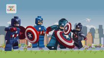 Finger Family Collection Kids Songs | Children Nursery Rhymes Captain America Hulk Iron Man Rhymes