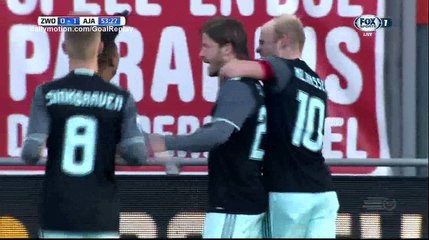 Lasse Schone penalty Goal HD - Zwolle 0 - 1 Ajax - 15.01.2017 HD