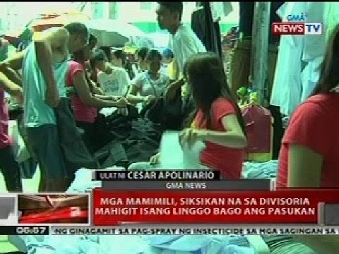 QRT: Mga mamimili, siksikan sa Divisoria mahigit 1 linggo bago ang pasukan