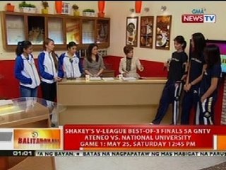 BT: Shakey's V-league Best-of-3 Finals sa GNTV schedule
