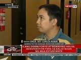 QRT: Panayam kay Engr. Rey Robin ng Monchere dorm sa Manila tungkol sa pag-iinspeksyon dito