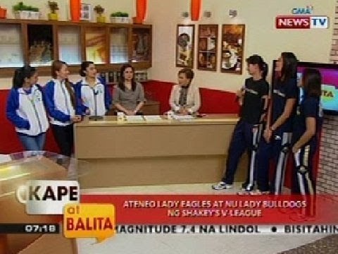 KB: Huntahan: Ateneo Lady Eagles at NU Lady Bulldogs ng Shakey's V-League