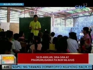 UB: Silid-aralan sa Bulan, Sorsogon, sira-sira at pinamumugaran pa raw ng ahas