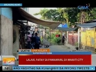 UB: Lalaki, patay sa pamamaril sa Makati City