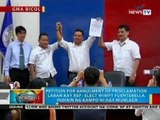 Petition for annulment of proclamation laban kay Rep.-Elect Fuentebella, inihain ng kampo ni Muhlach