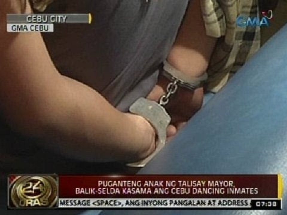 24 Oras: Puganteng anak ng Talisay Mayor, balik-selda kasama ang Cebu Dancing Inmates