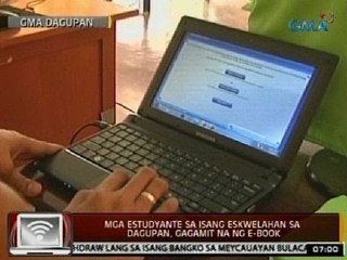 Mga estudyante sa isang eskwelahan sa Dagupan, gagamit na ng e-book