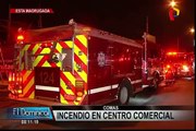 Comas: Incendio afectó centro comercial y dejó cuantiosas pérdidas