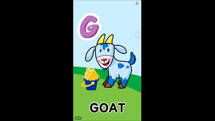 Alphabet Song Kids ABC, phonics song with picture for each letter