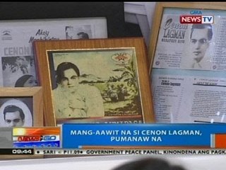 NTG: Mang-aawit na si Cenon Lagman, pumanaw na