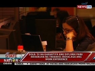 SONA: PMAP: 4 sa 10 fresh graduates, 'di natatanggap sa trabaho