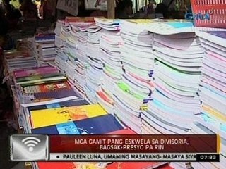 24 Oras: Mga gamit pang-eskwela sa Divisoria, bagsak-presyo pa rin