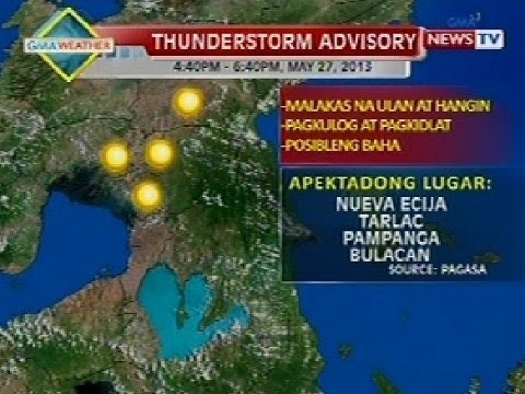 QRT: Weather update as of 5:59 p.m. (May 27, 2013)