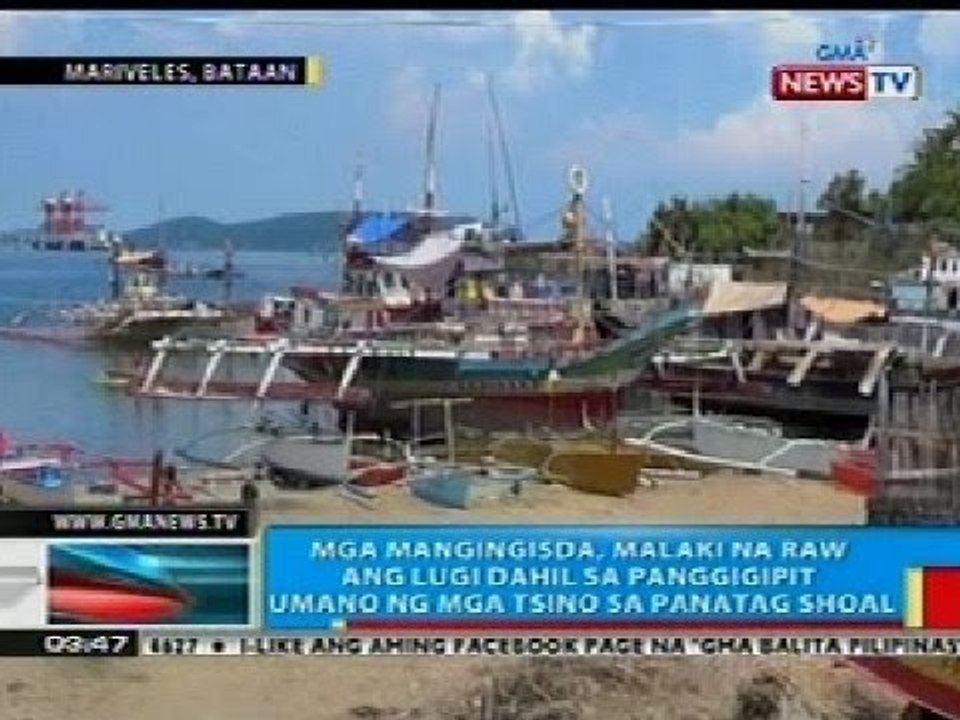 BP: Mga mangingisda, malaki ang lugi dahil sa panggigipit sa Panatag Shoal