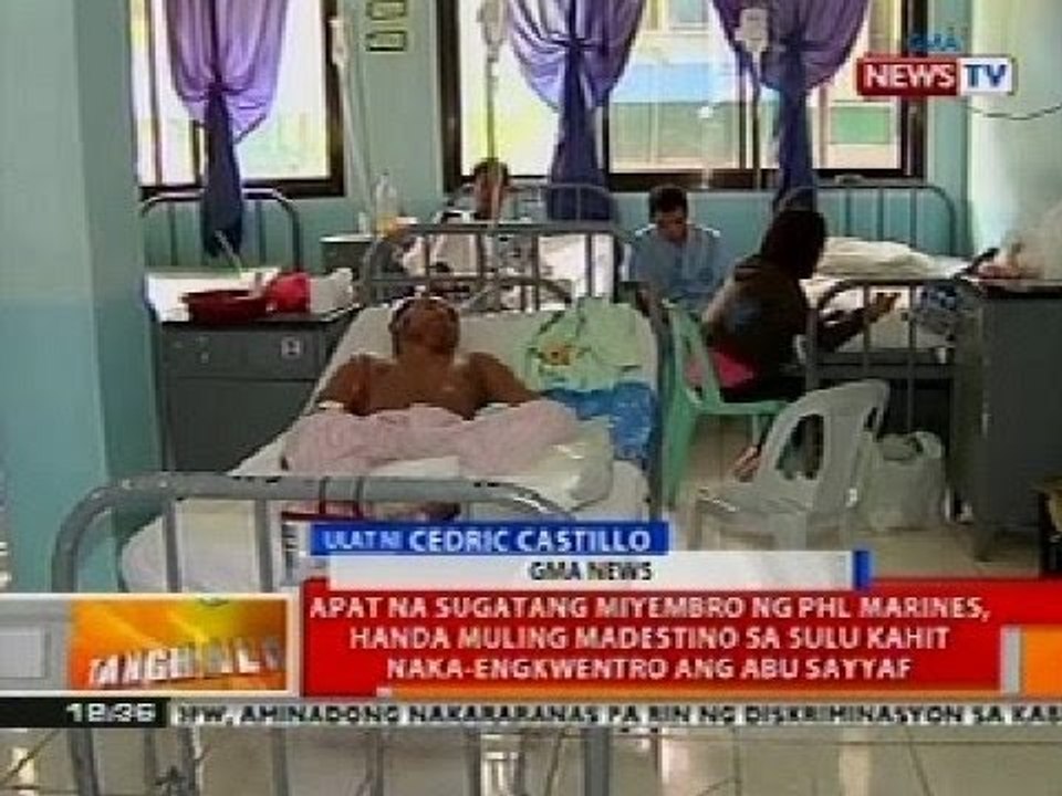 BT: 3 na sugatang miyembro ng PHL Marines, handa muling madestino sa Sulu