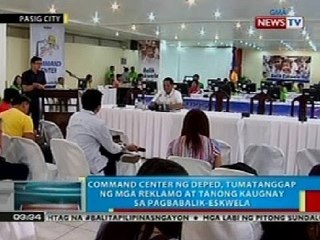 BP: Command center ng DepEd, tumatanggap ng mga reklamo at tanong kaugnay sa pagbalik-eskwela