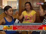 BT: Mga bata, mainam isama sa pamimili ng gamit pang-eskwela para maengganyong pumasok