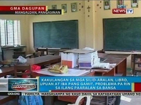 BP: Kakulangan sa mga silid-aralan at iba pang gamit, problema pa rin sa ilang paaralan sa bansa