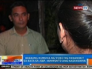 NTG: Babaeng kumuha ng video ng pananakit sa bata sa jeep, ikinwento ang nasaksihan