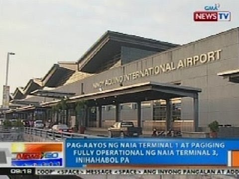 NTG: NAIA Terminal 1, aayusin na matapos magbagsakan ang ilang tipak ng semento mula sa kisame