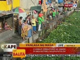 KB: Panlasa ng Masa: Cleanup operations ng MMDA sa mga estero, nagpapatuloy