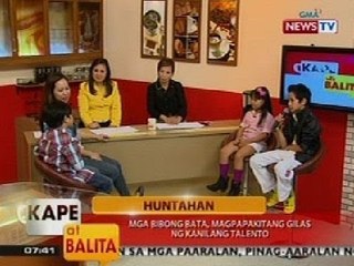 KB: Huntahan: Mga bibong bata, magpapakitang gilas ng kanilang talento