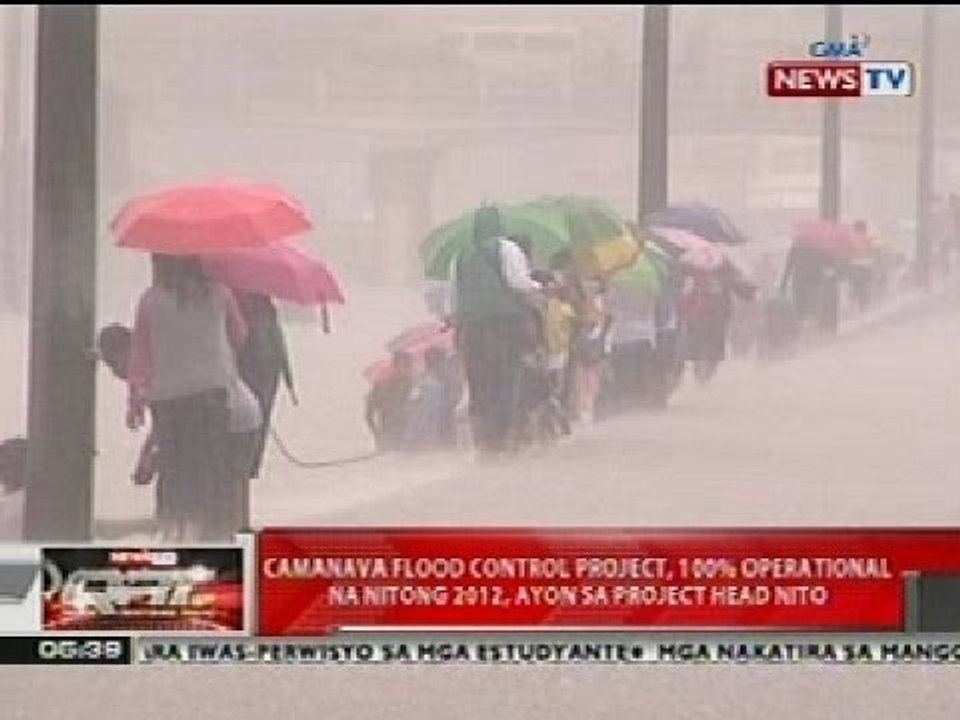 QRT: Camanava Flood Control Project, 100% operational na nitong 2012, ayon sa project head nito