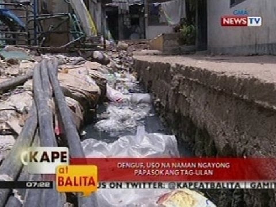 KB: Dengue, uso na naman ngayong papasok ang tag-ulan