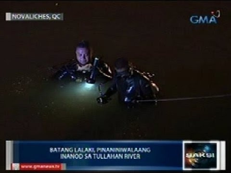 Saksi: Batang lalaking nahulog sa estero sa Novaliches habang naliligo sa ulan, pinaghahahanap na