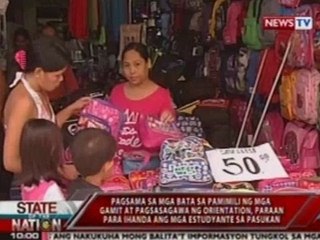 SONA: Pagsama sa mga bata sa pamimili ng mga gamit, paraan para ihanda ang mga estudyante sa pasukan