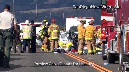 2 Children, 2 Adults Killed In Head-On Collison, Santa Ysabel