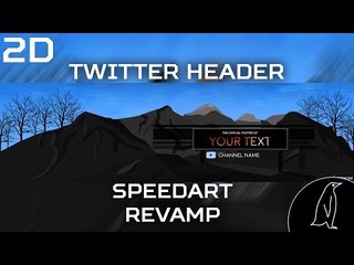 Mountain Silhouette Twitter Header Speedart Revamp | Andrew Tan