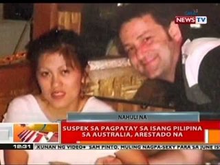 BT: Suspek sa pagpatay sa isang Pilipina sa   Australia, arestado na