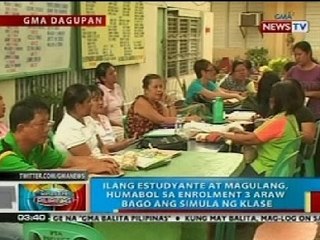BP: Ilang estudyante at magulang, humabol sa huling araw ng enrolment
