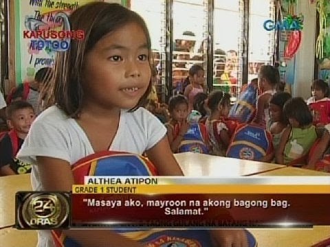 Mahigit 2,500 Grade 1 pupils sa Agusan Del Sur, nabigyan ng mga bagong school supplies