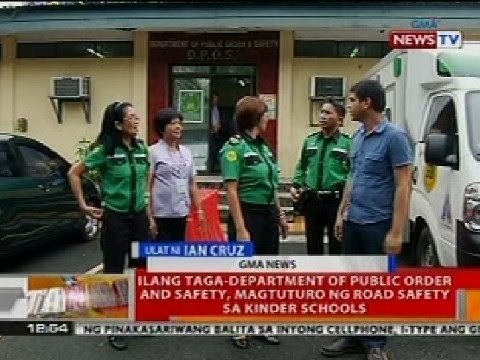 BT: Ilang taga-Dept. of Public Order and Safety, magtuturo ng road safety sa kinder schools