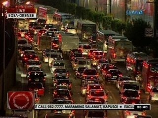 24 Oras: Ilang motorista, naipit sa mabagal na daloy ng trapiko