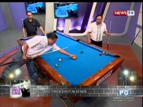 Tonight with Arnold Clavio: Trick shots nina Efren 'Bata' Reyes at Django Bustamante