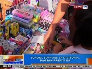 NTG: School supplies sa Divisoria, bagsak-presyo na