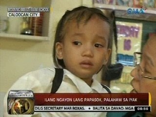 24 Oras: Ilang ngayon lang papasok, palahaw sa iyak